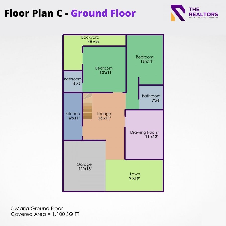 Ground Floor - Floor plan C