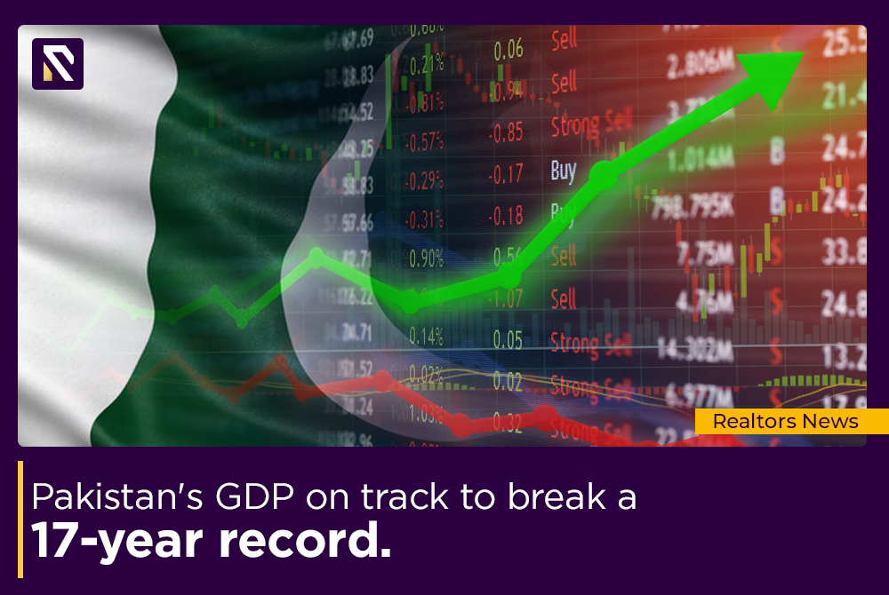 Pakistan’s GDP on Track to Break a 17-Years Record