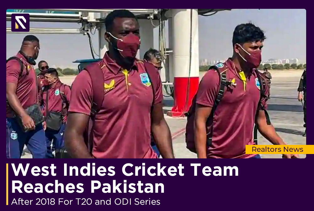 West Indies Cricket Team Reaches Pakistan After 2018 For T20 and ODI Series. news