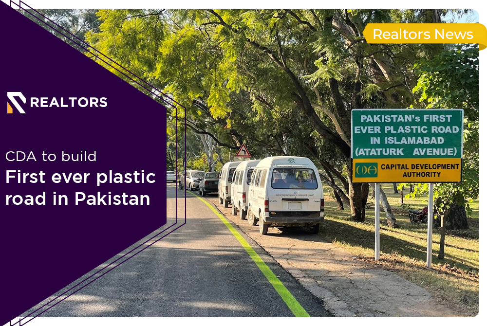 First Ever Plastic Road in Pakistan