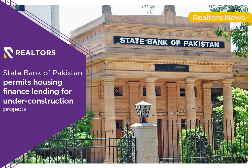 State Bank of Pakistan permits housing finance lending for under-construction projects
