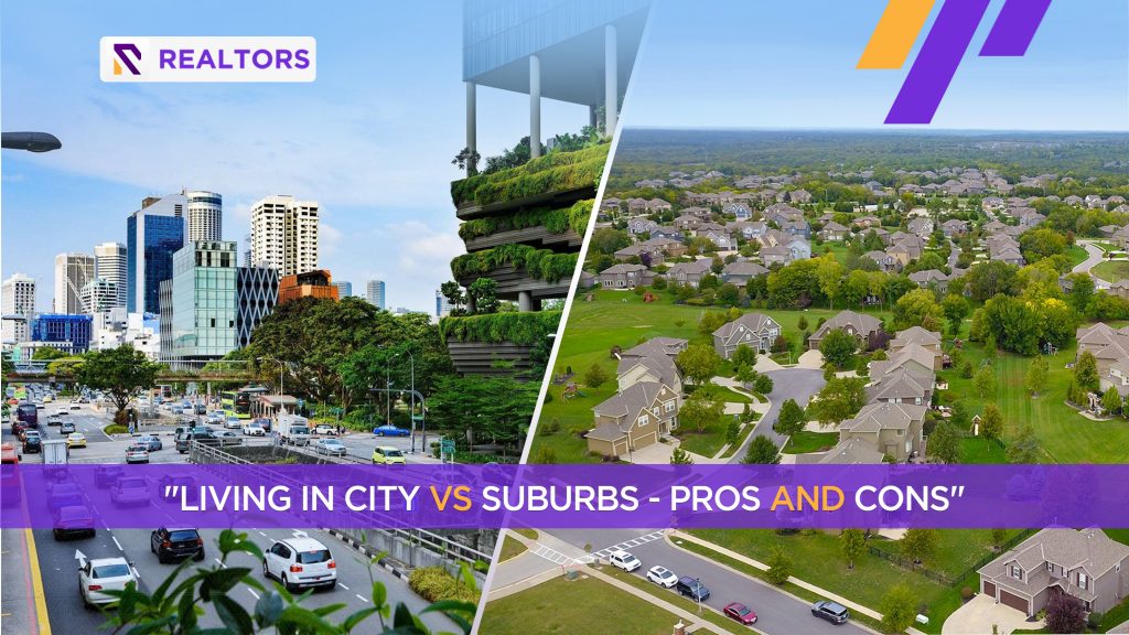 Living in suburbs vs city