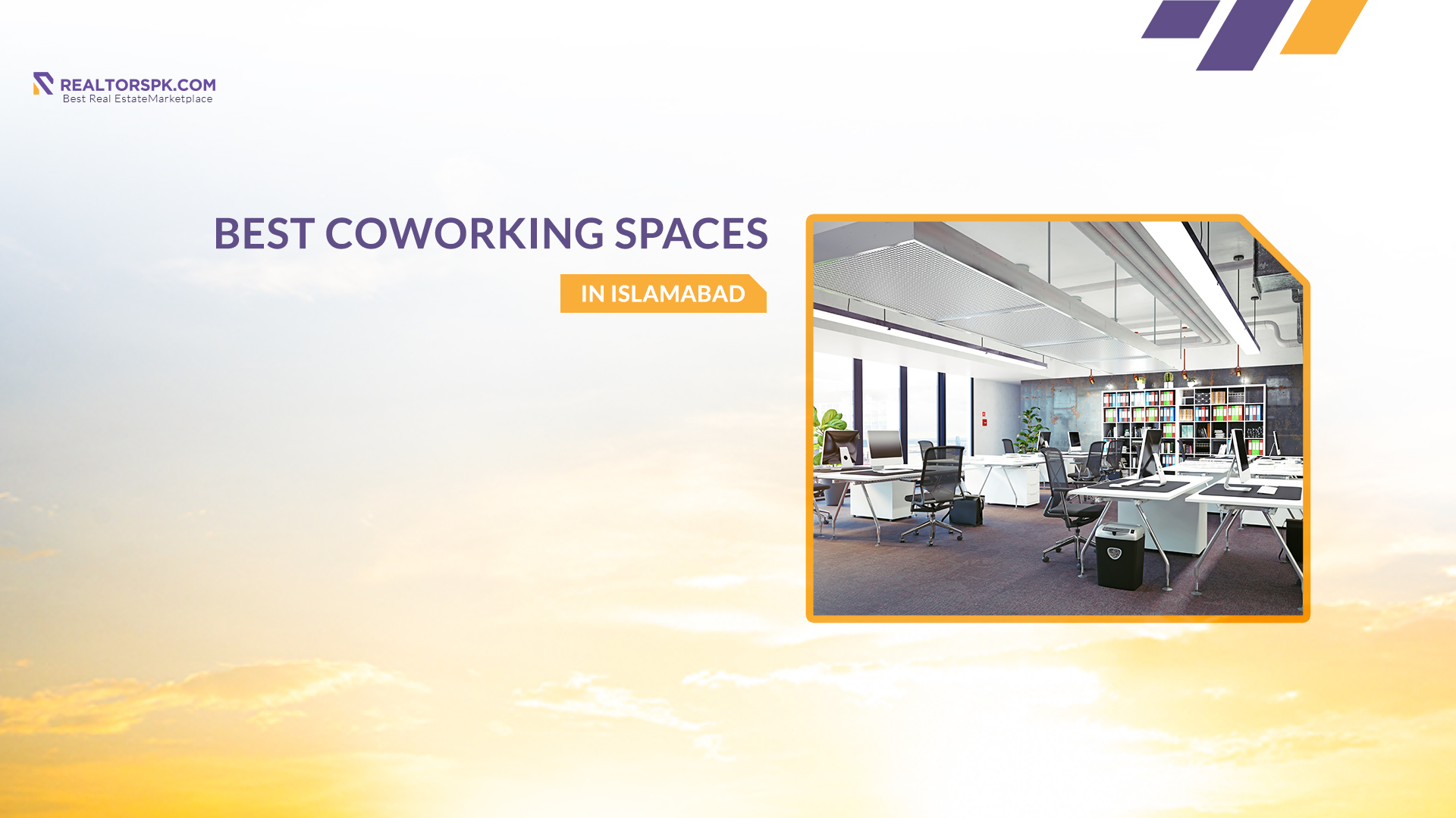 Best Coworking spaces in Islamabad-Realtorspk