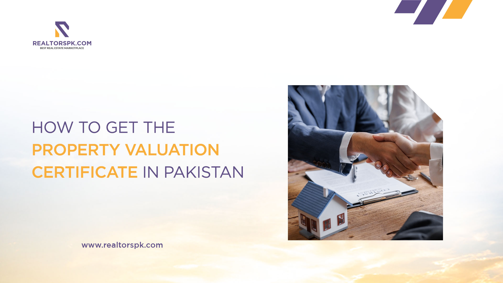How to get the property valuation certificate in Pakistan