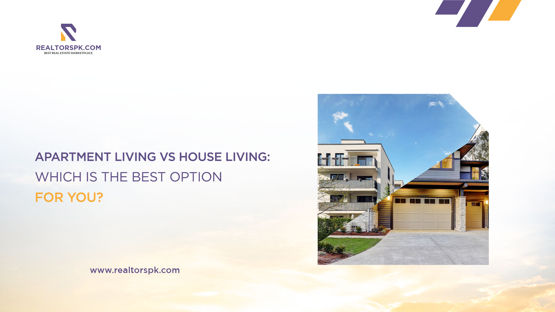 Apartment Vs house living-Which is better option-Realtorspk